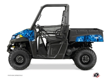 polaris utv camo graphic kit blue | Kutvek