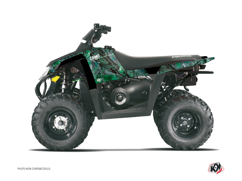 Polaris Scrambler 500 ATV Camo Graphic Kit Green