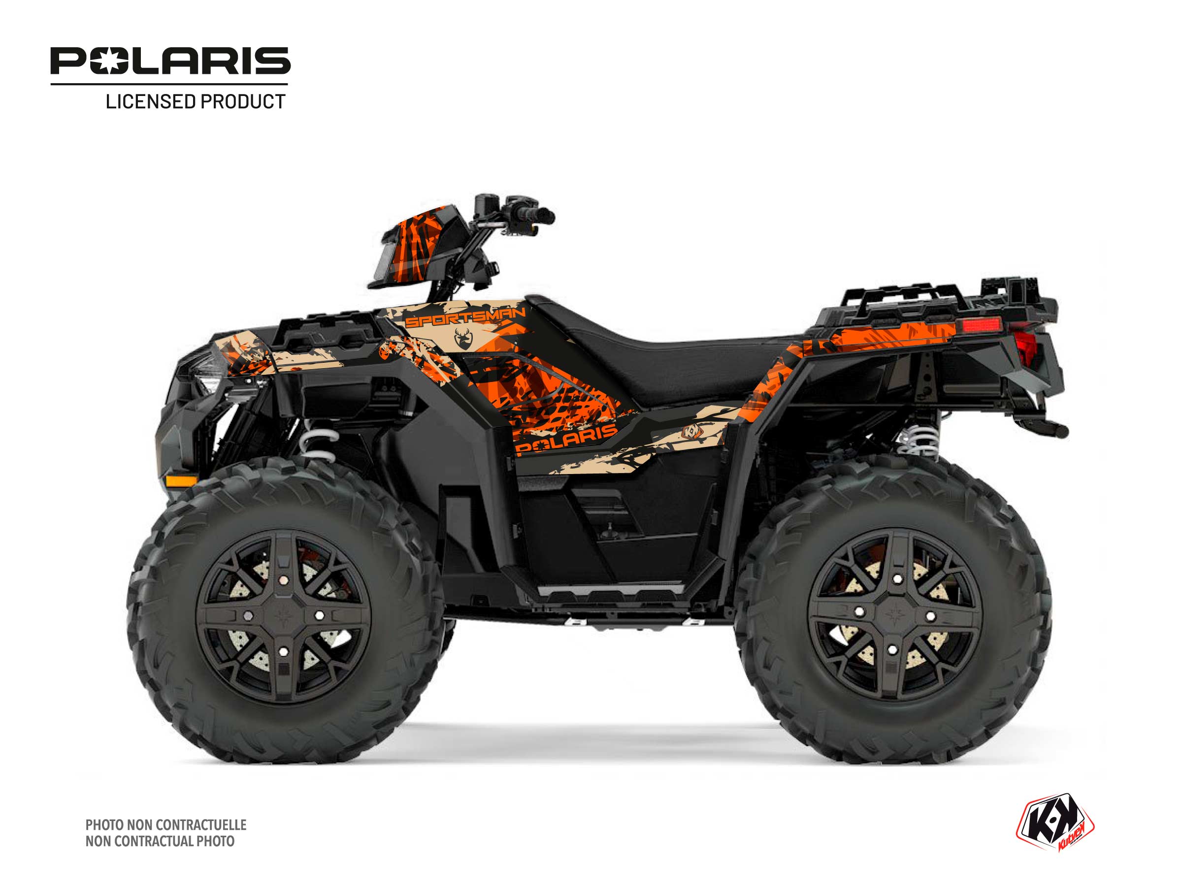 Polaris 850 Sportsman Forest ATV Chaser Graphic Kit Sand