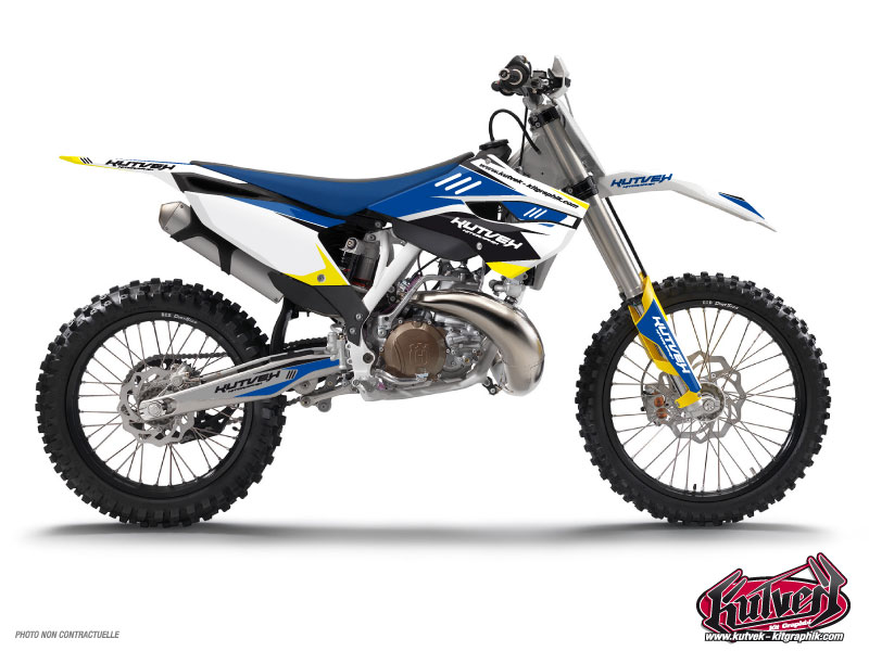 husqvarna dirt bike chrono  graphic kit 