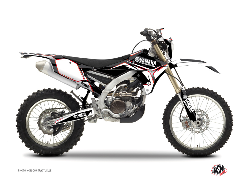 kit déco motocross yamaha concept rouge 