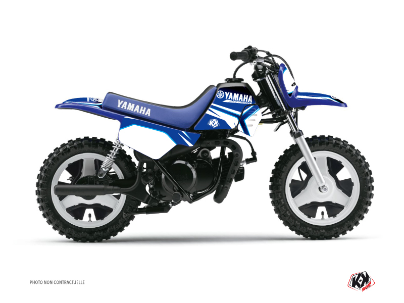 Kit Déco Moto Cross Concept Yamaha PW 50 Bleu