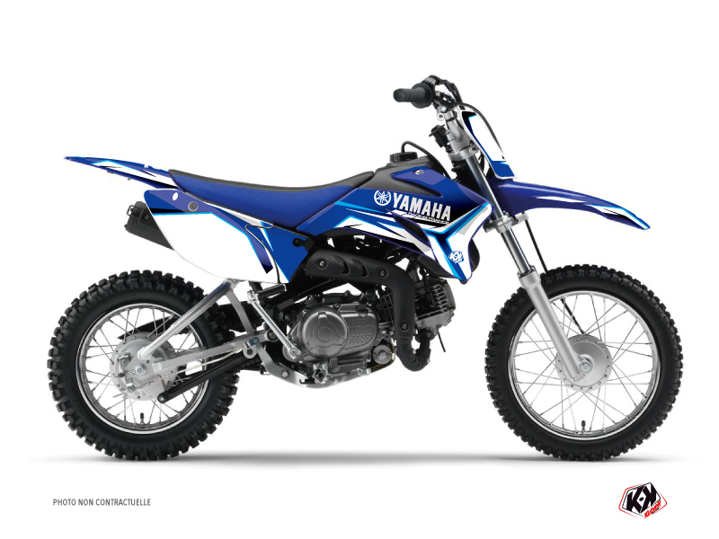 kit déco motocross yamaha concept bleu 
