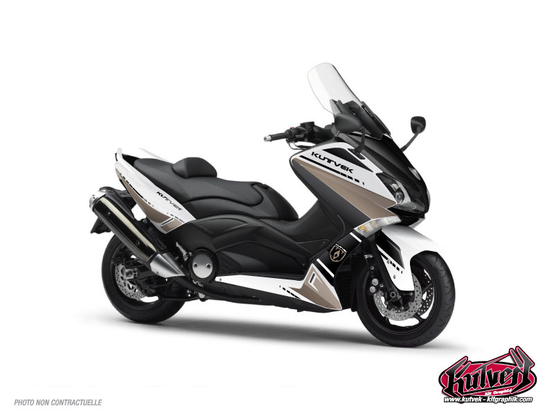Yamaha TMAX 500 Maxiscooter Cooper Graphic Kit Brown