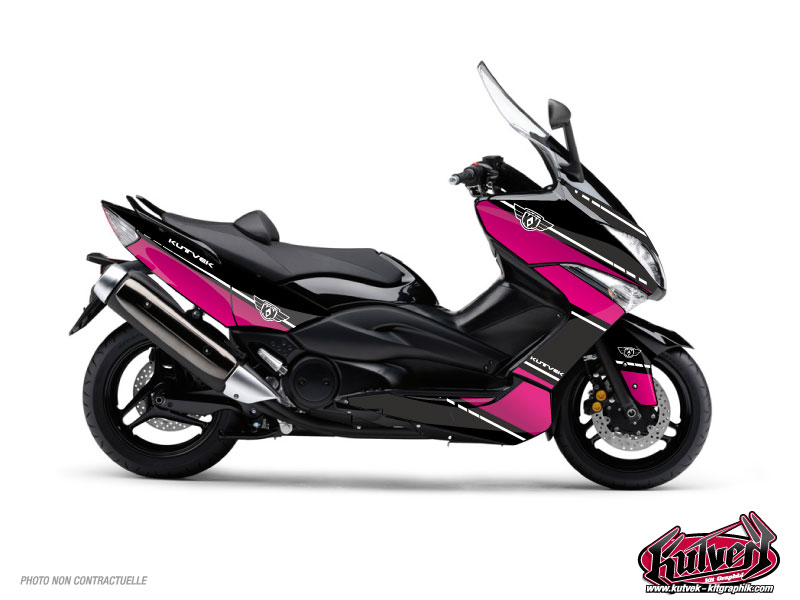Yamaha TMAX 530 Maxiscooter Cooper Graphic Kit Pink