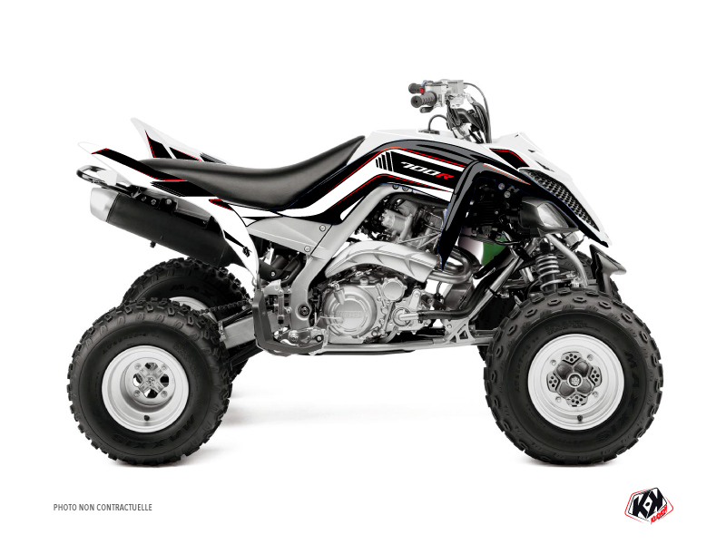 Yamaha 700 Raptor ATV Corporate Graphic Kit Black