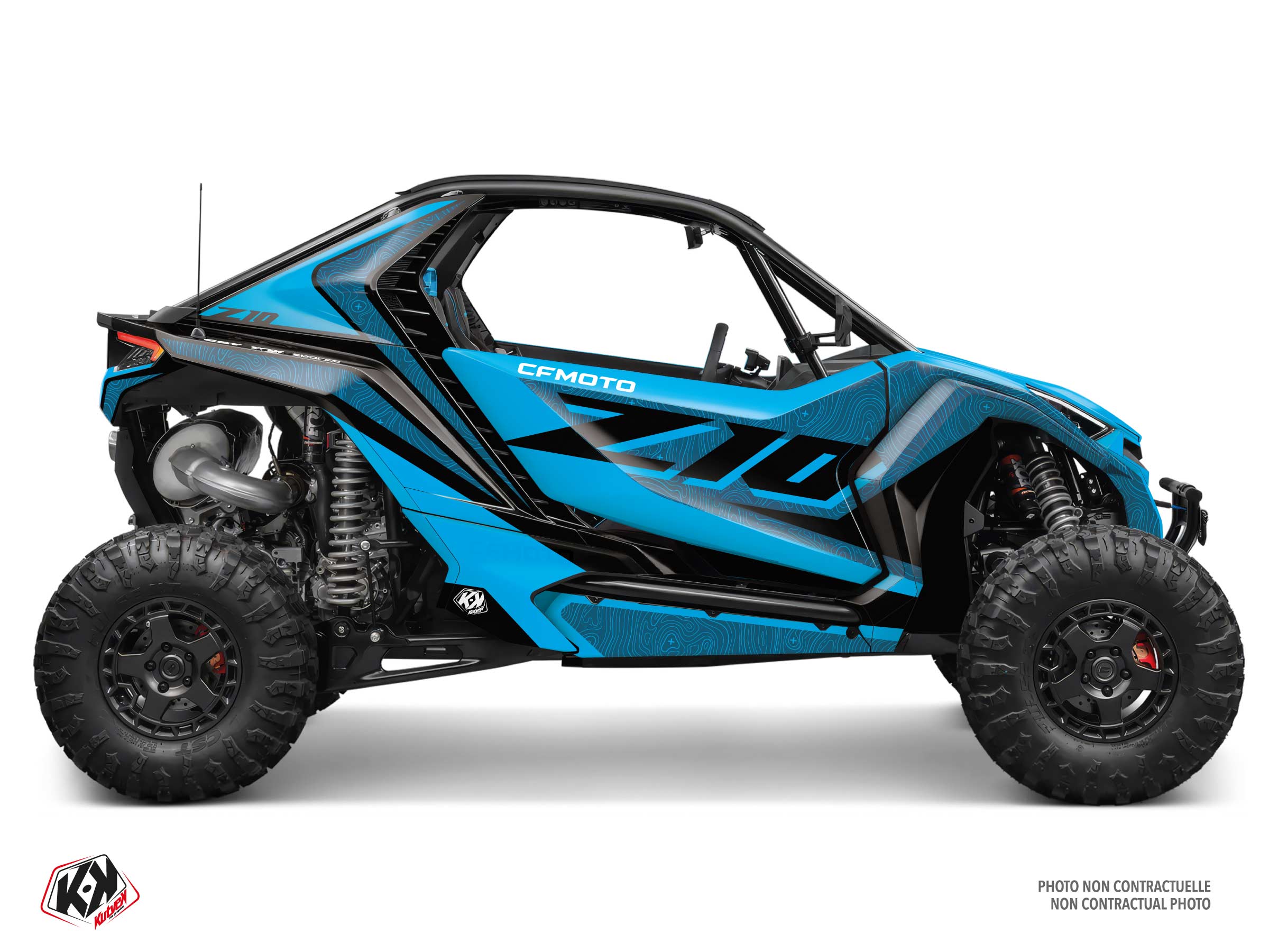 Kit déco SSV CF MOTO Z FORCE Z10 CREST Bleu