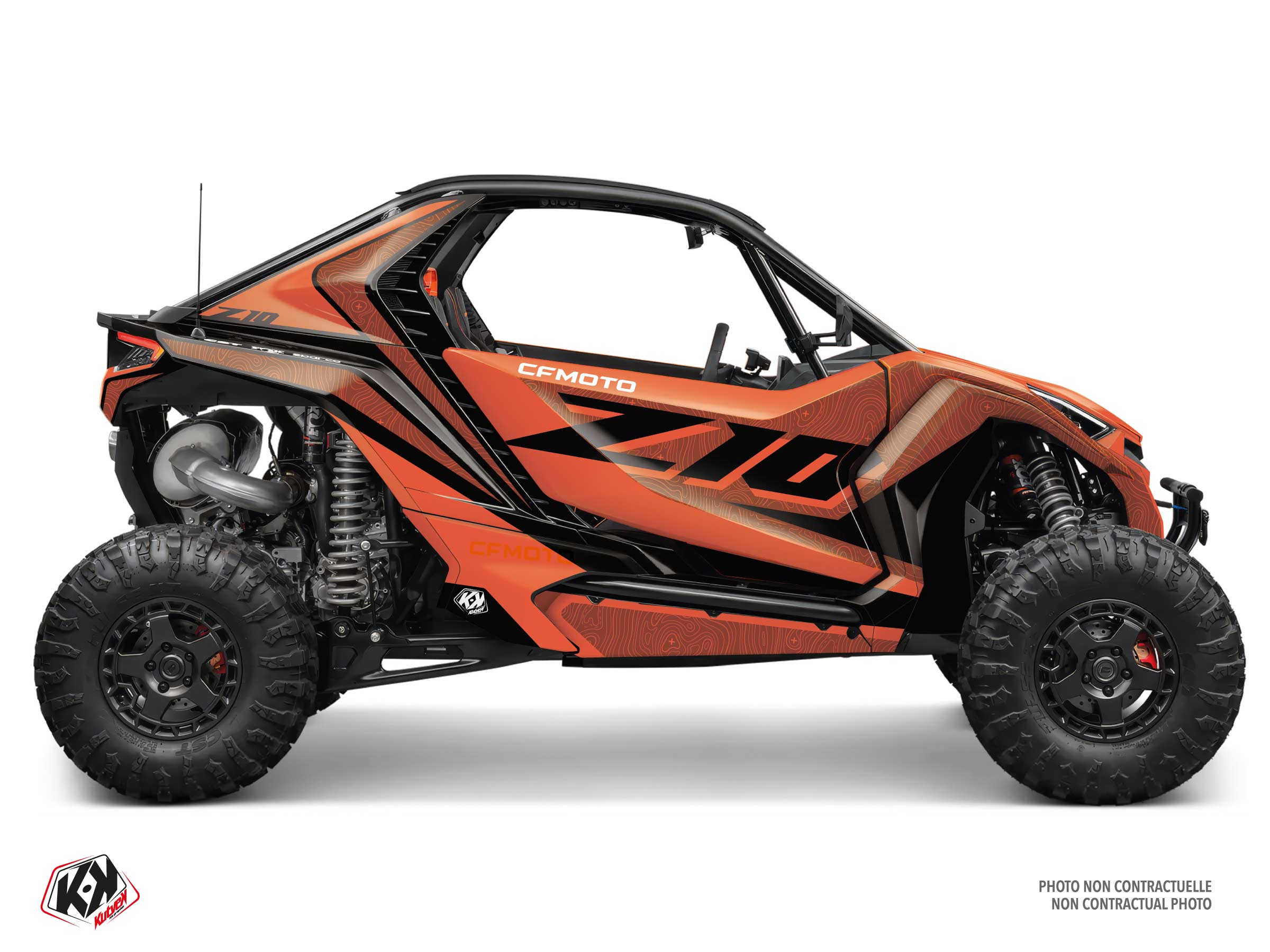Kit déco SSV CF MOTO Z FORCE Z10 CREST Orange