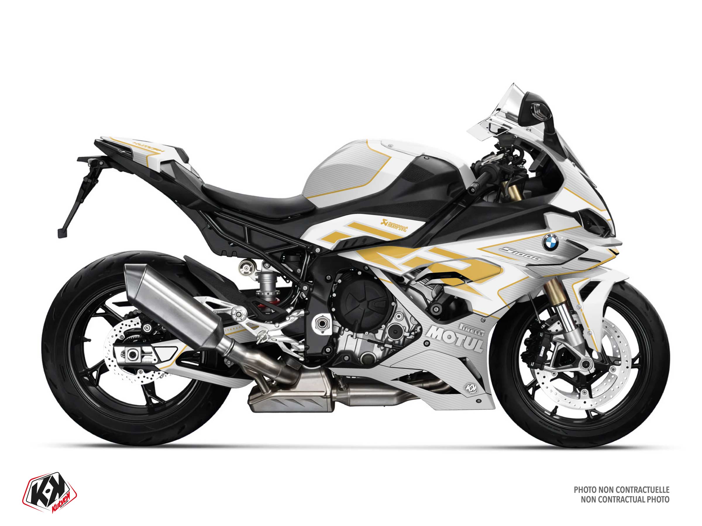 bmw street bike crt  graphic kit white