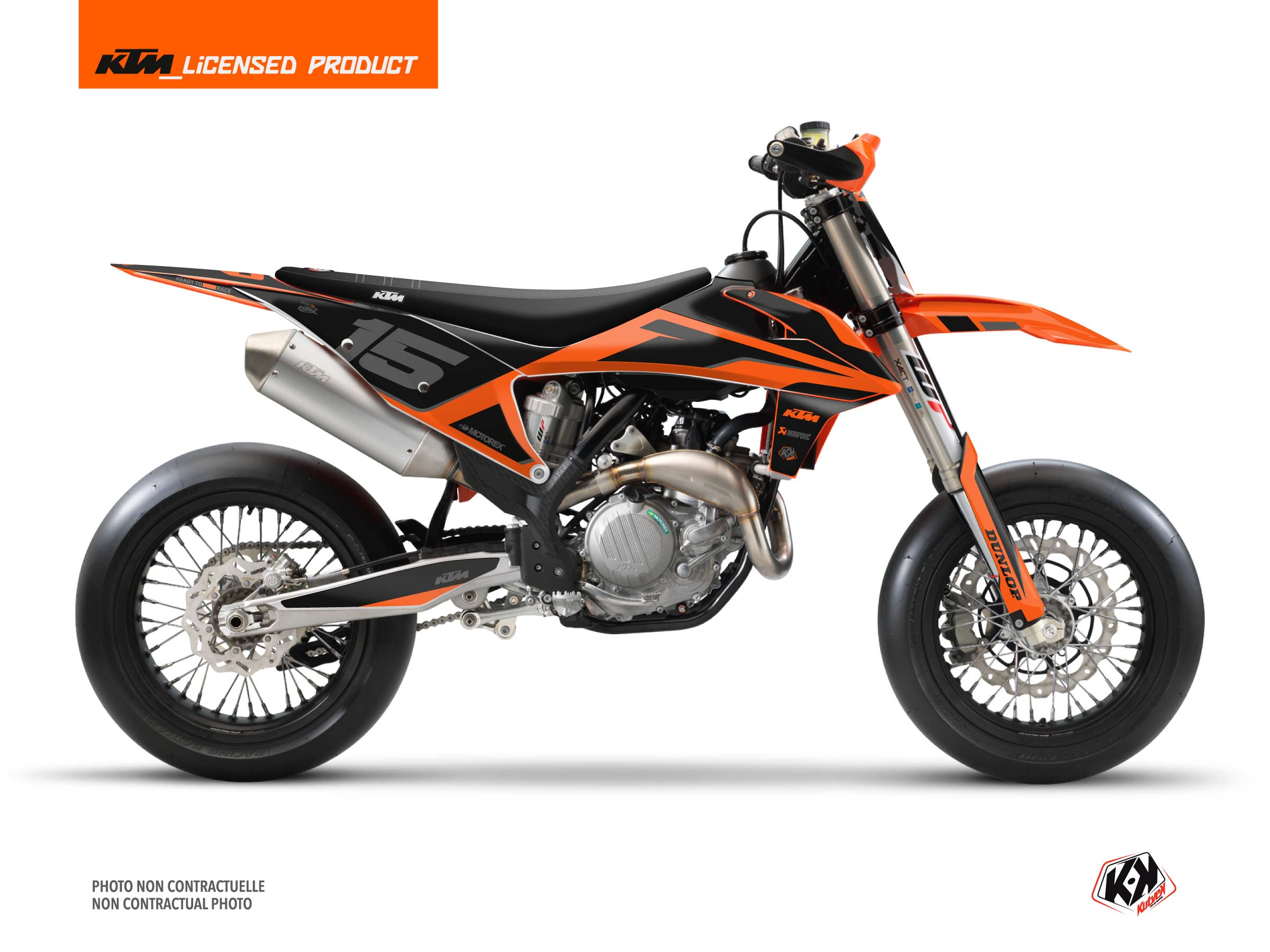Kit déco Moto Cross DNA KTM 450 SMR Orange