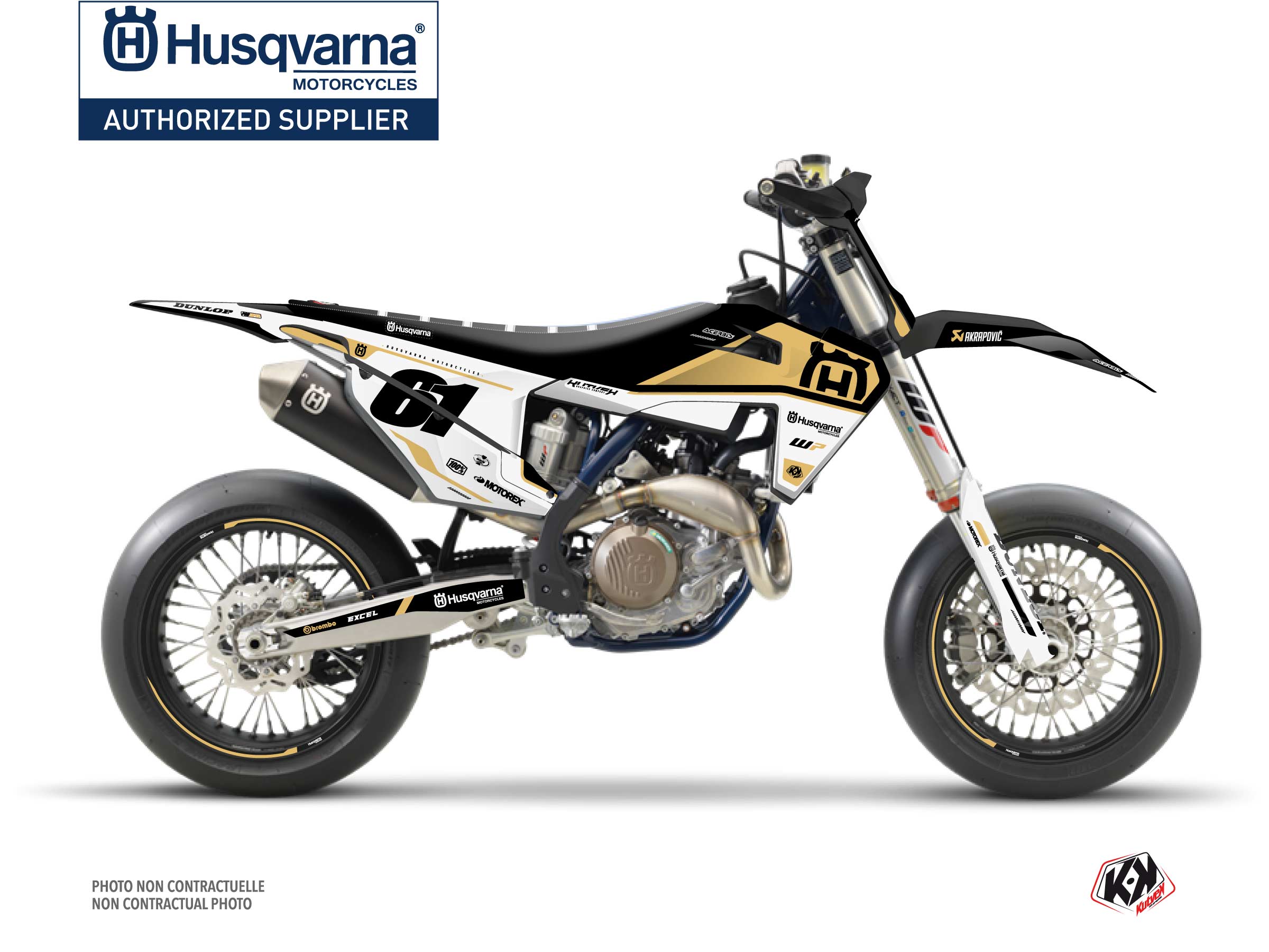 Kit Déco Moto Cross D-SKT Husqvarna 450 FS Sable