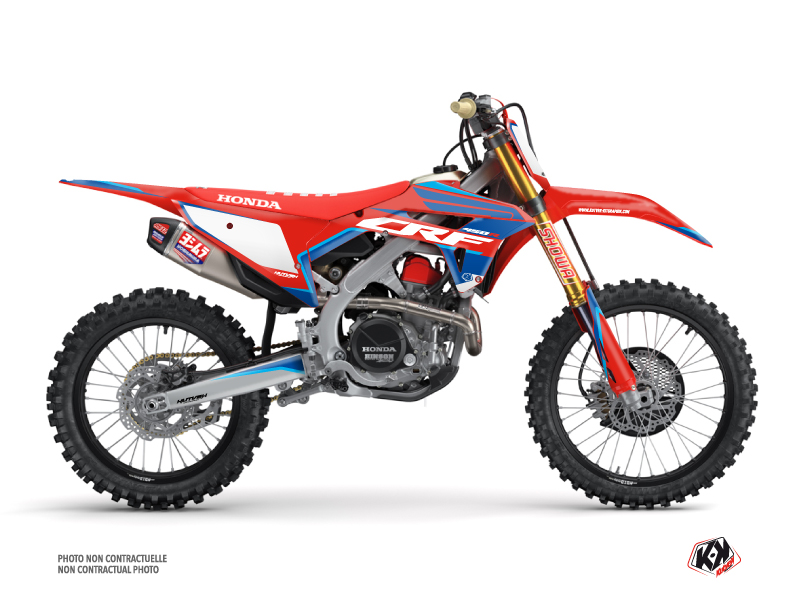 honda dirt bike dyna  graphic kit blue