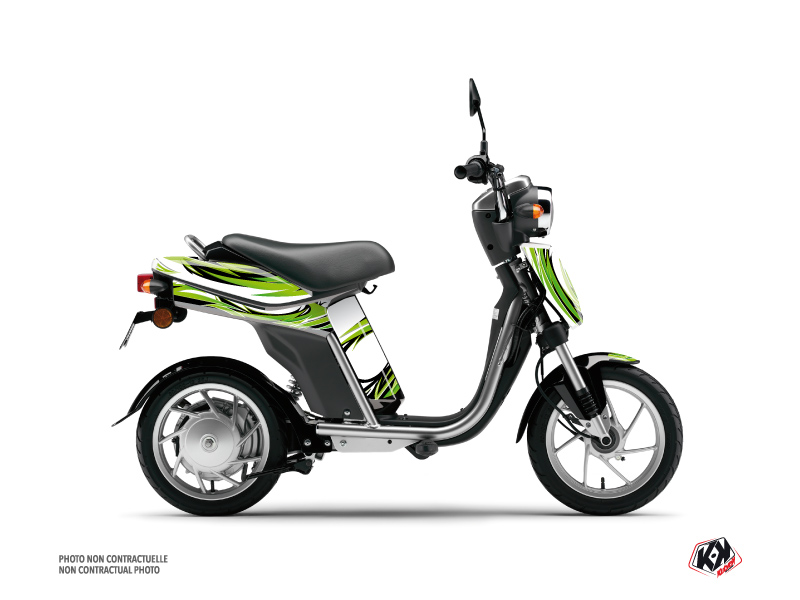 MBK Eco-3 Scooter Electro Graphic Kit Green