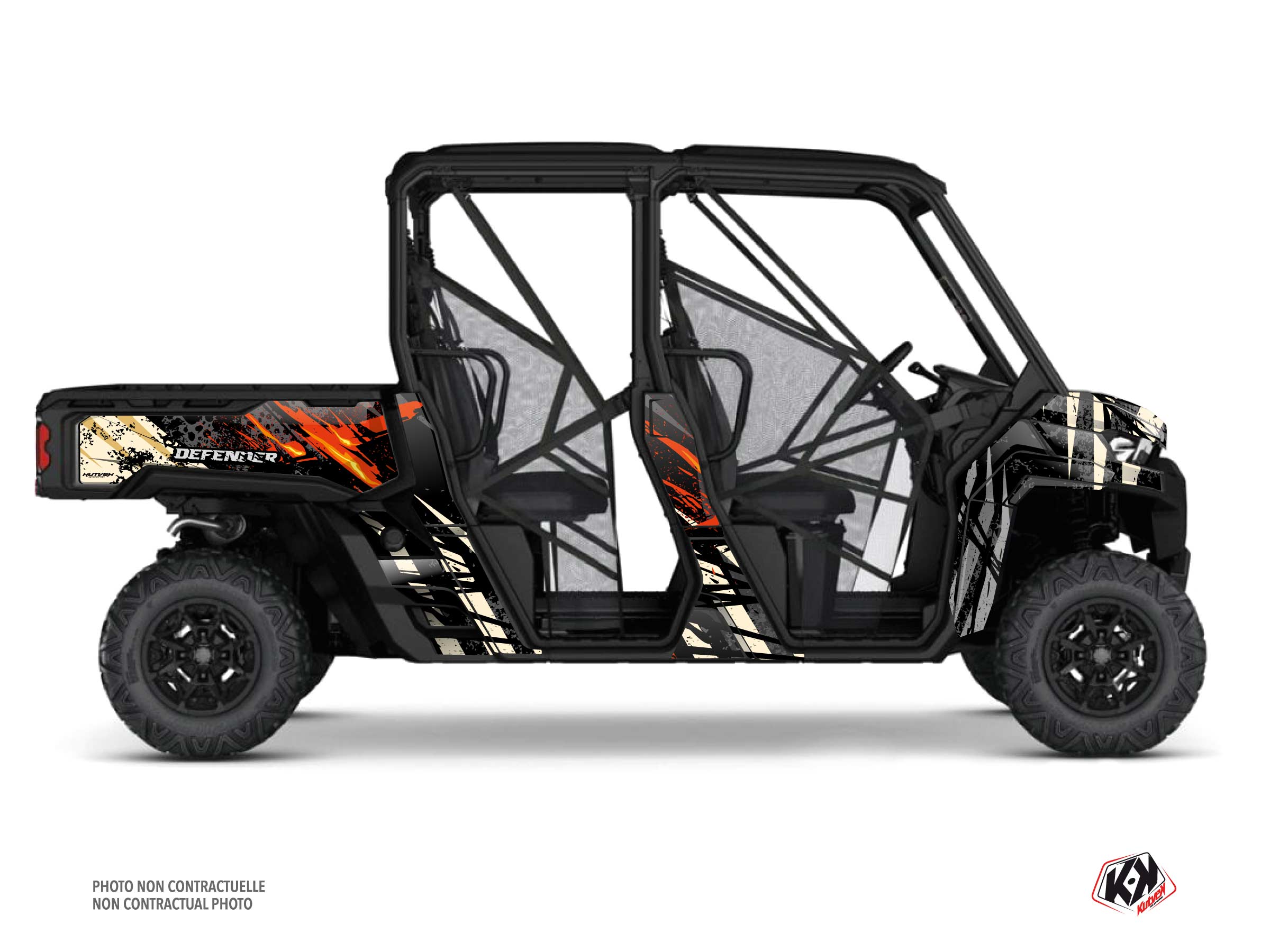 kit déco ssv can-am defender max ember sable  