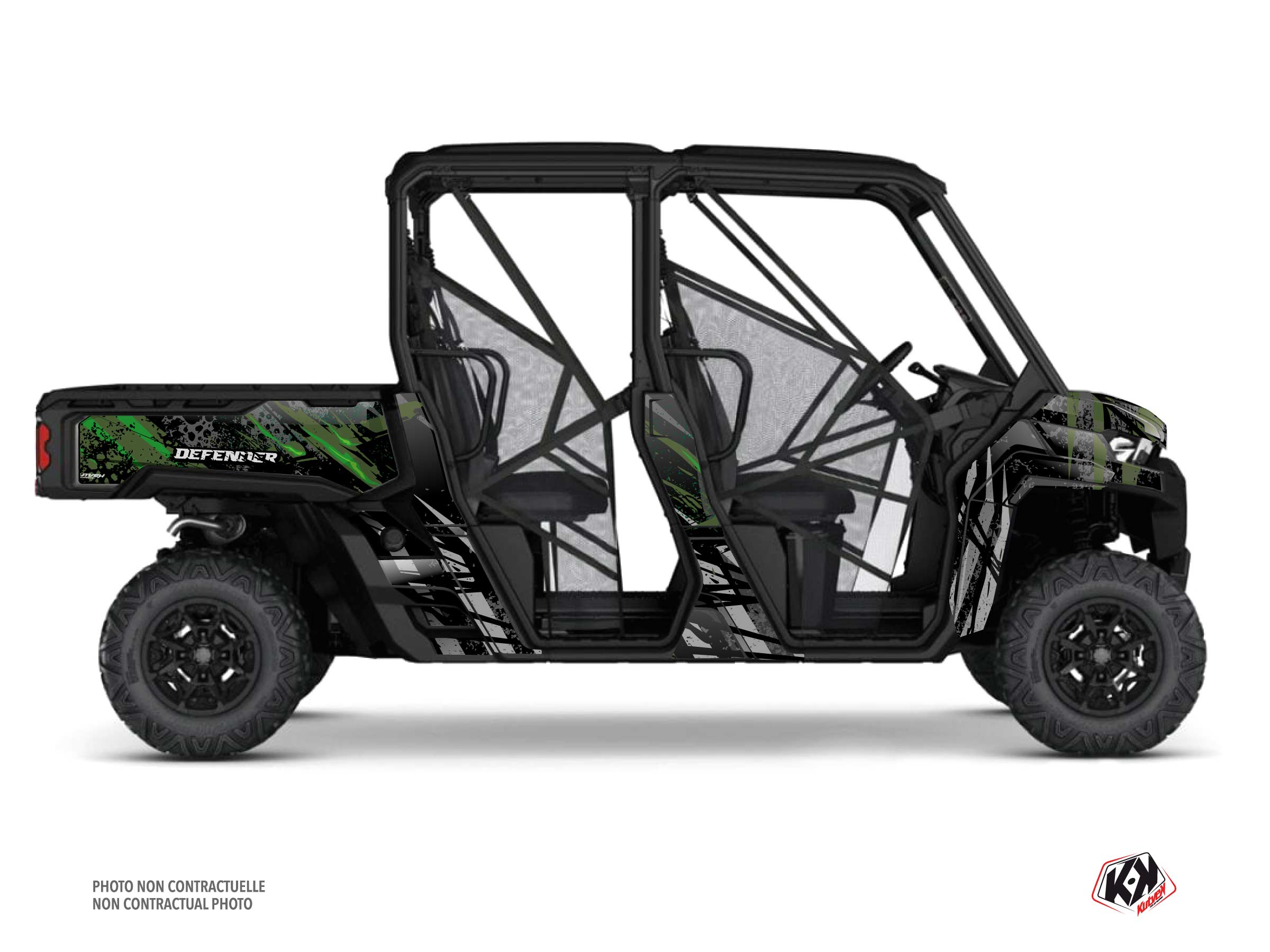 kit déco ssv can-am defender max ember vert  