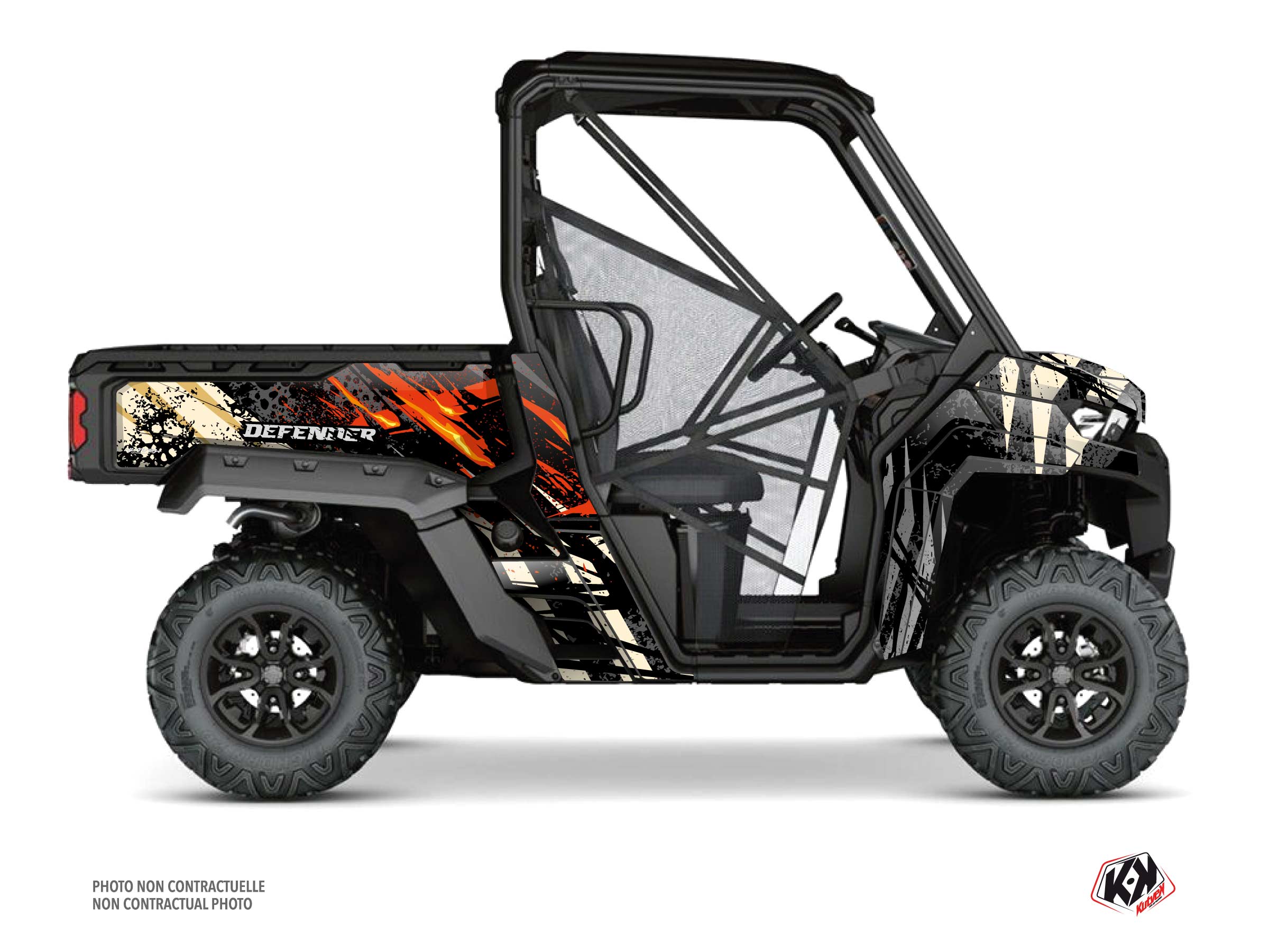 kit déco ssv can-am defender ember sable  