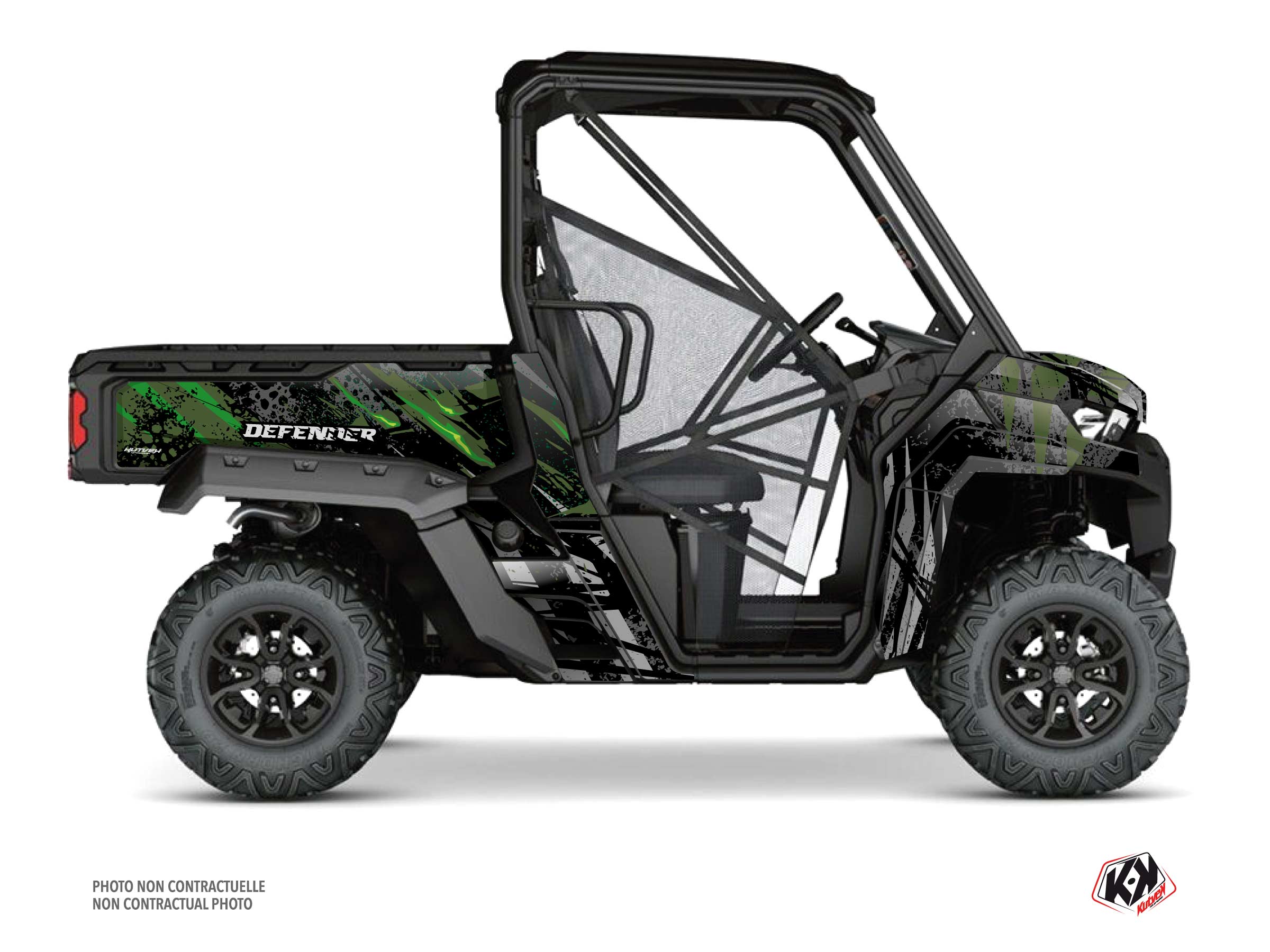 kit déco ssv can-am defender ember vert  
