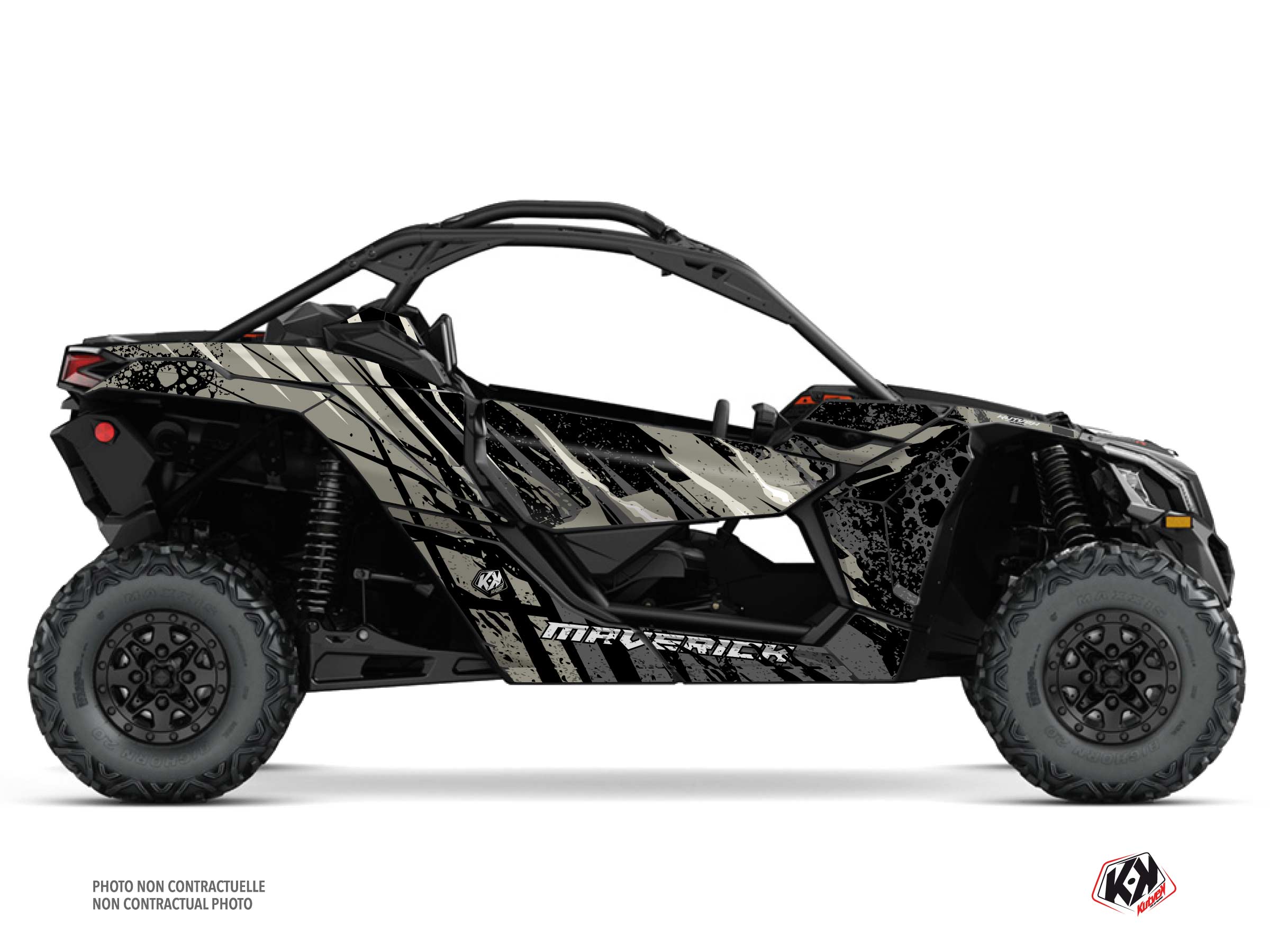 can-am utv ember  graphic kit chalk