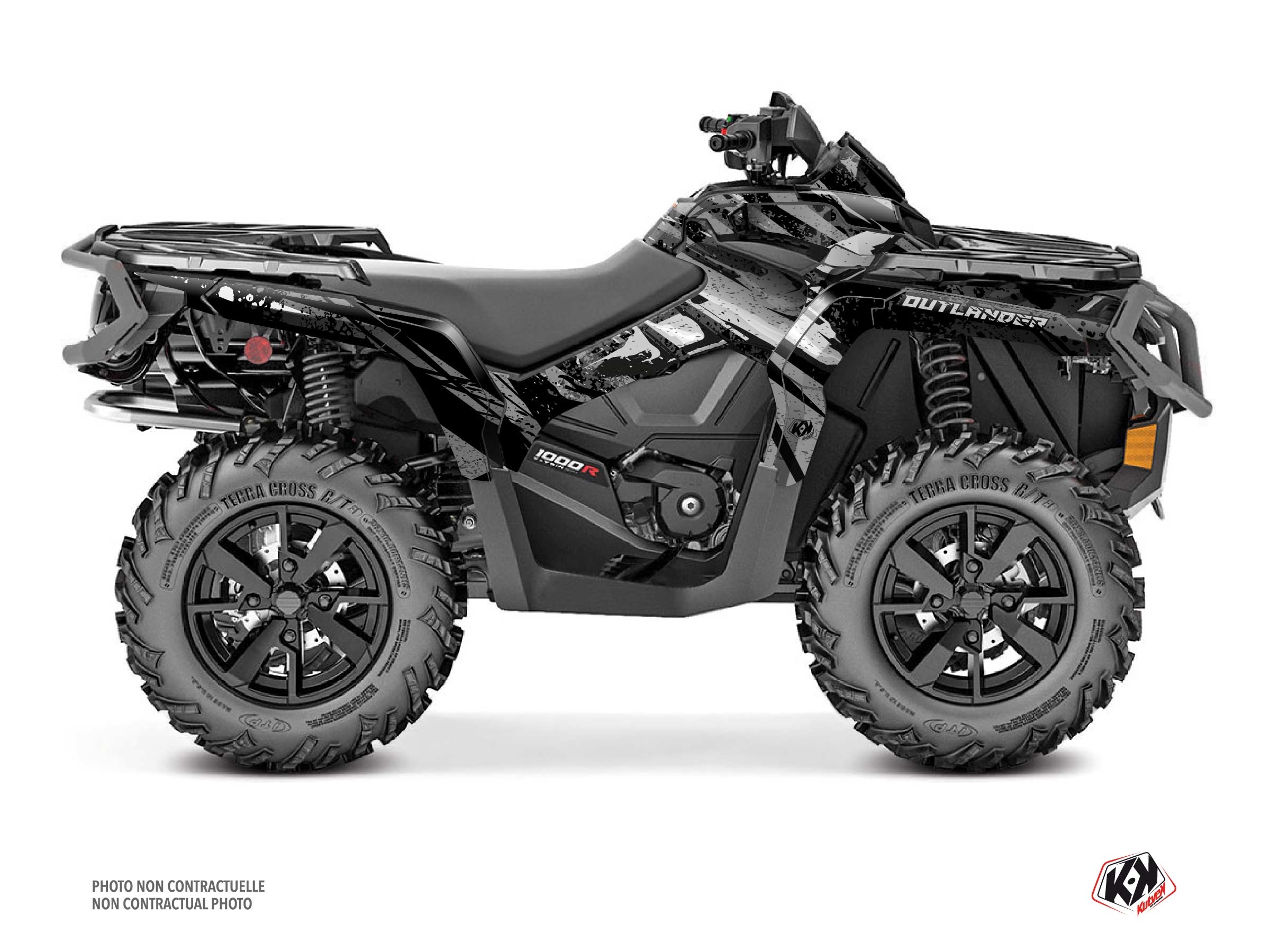 Kit Graphique quad can-am outlander 1000 r ember gris