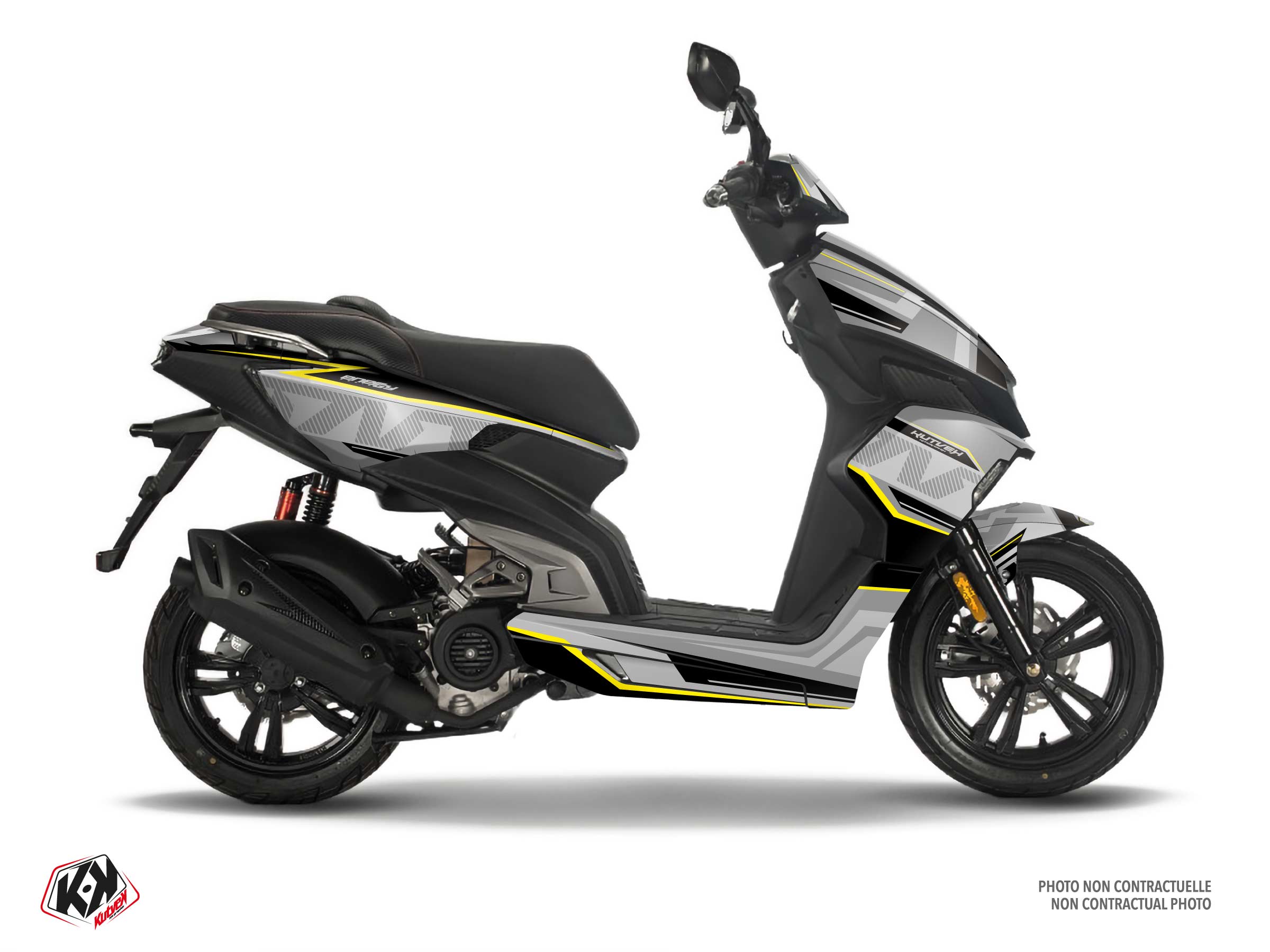 kit déco scooter tnt motors energy gris 