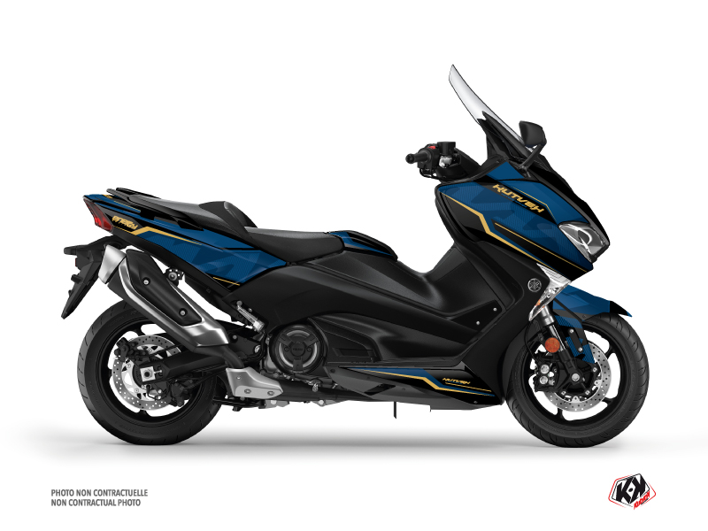 Yamaha TMAX 530 Maxiscooter Energy Graphic Kit Blue Black