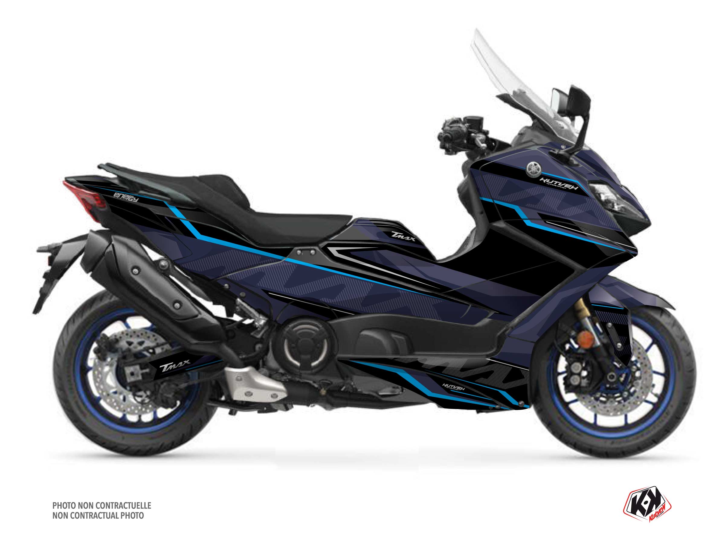 Yamaha TMAX 560 Maxiscooter Energy Graphic Kit Blue FULL