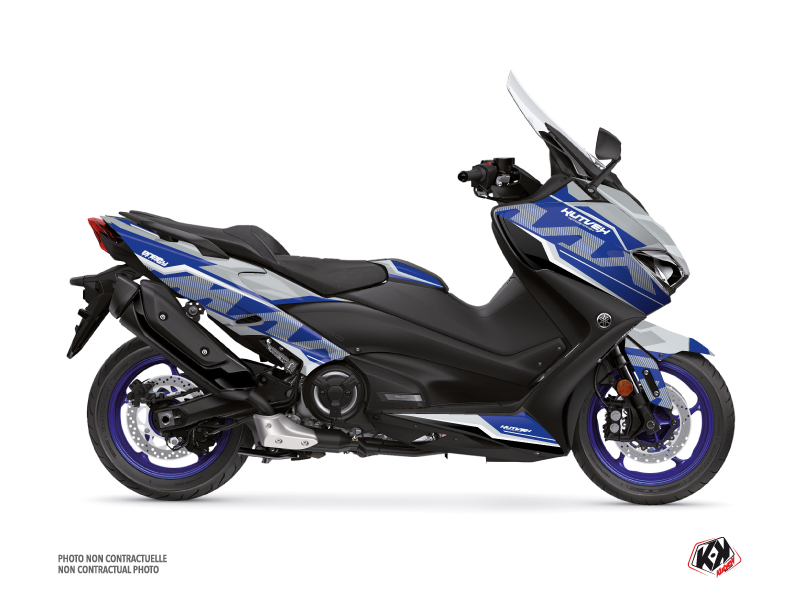 Yamaha TMAX 560 Maxiscooter Energy Graphic Kit Grey Blue