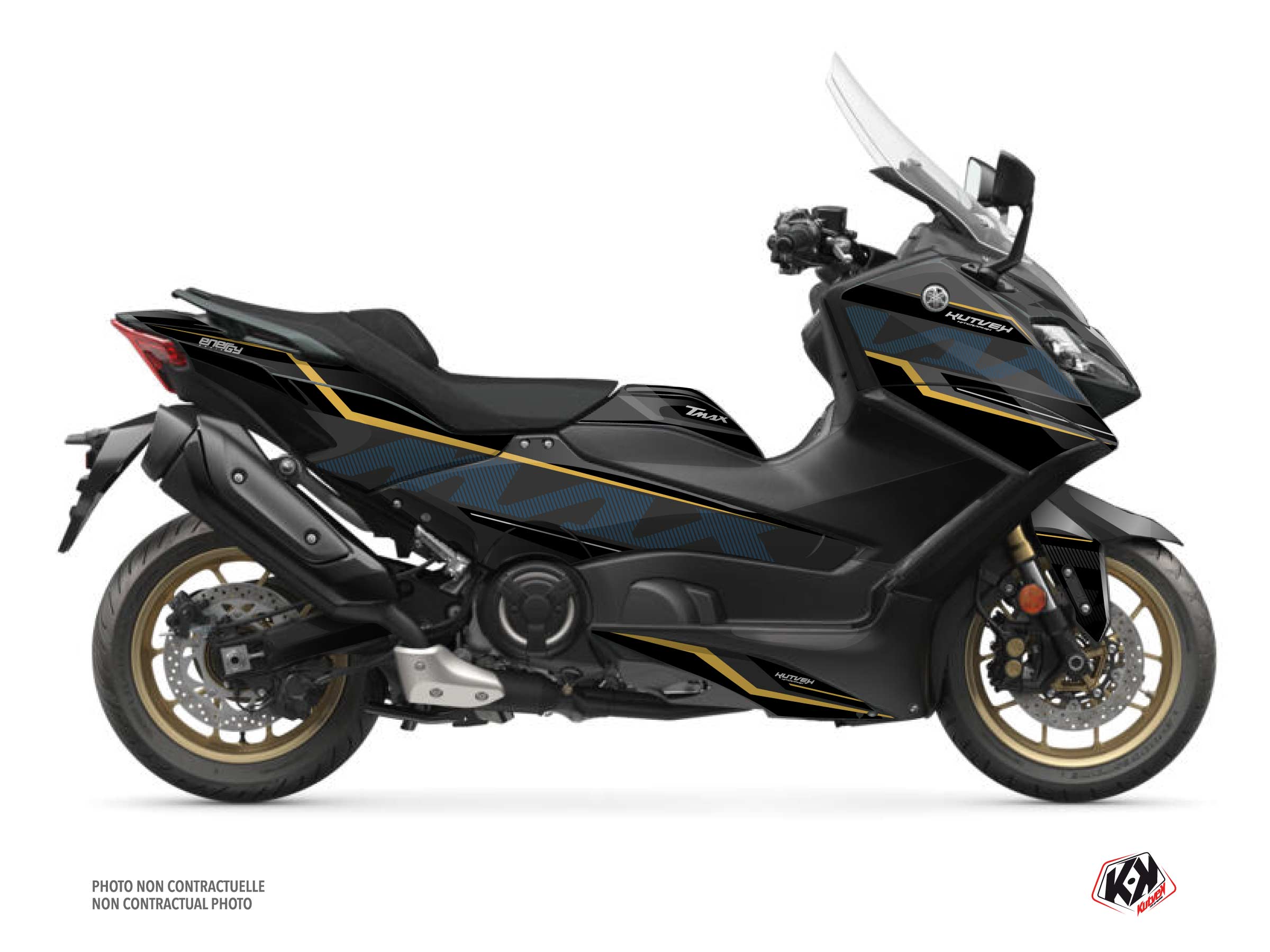 Yamaha TMAX 560 Maxiscooter Energy Graphic Kit Black