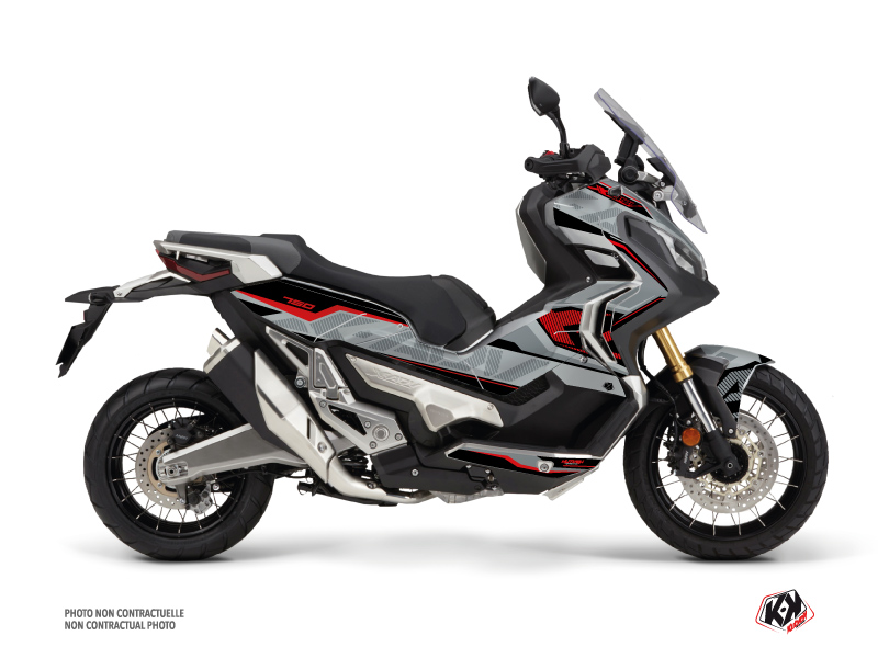 Kit Déco Maxiscooter Energy Honda X-ADV Gris Rouge