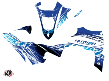 Kit Déco Motocross Yamaha PW80 Eraser Bleu (2013) - Stickers Et Protections Complètes Pour Custom Ta Moto - 3