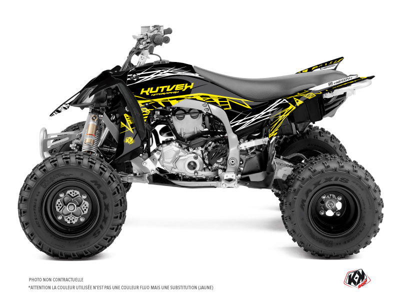 kit déco quad yamaha eraser fluo jaune 