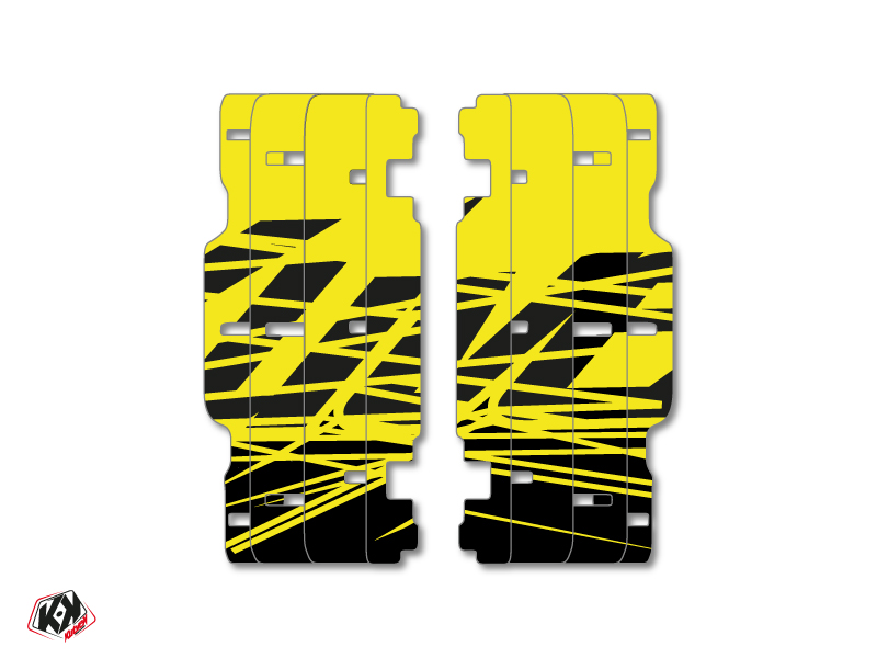 Graphic Kit Radiator guards Eraser Fluo KTM SX-SXF 2015 Yellow