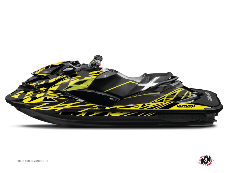 kit déco jet-ski seadoo eraser neon gris 