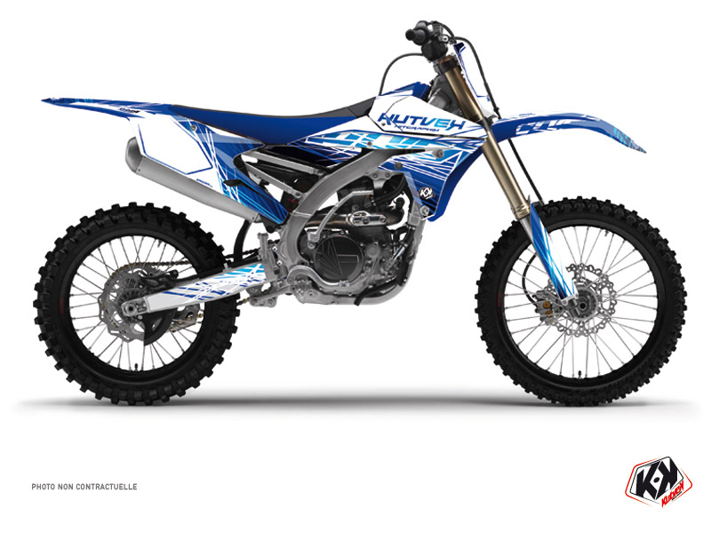 yamaha dirt bike eraser  graphic kit blue
