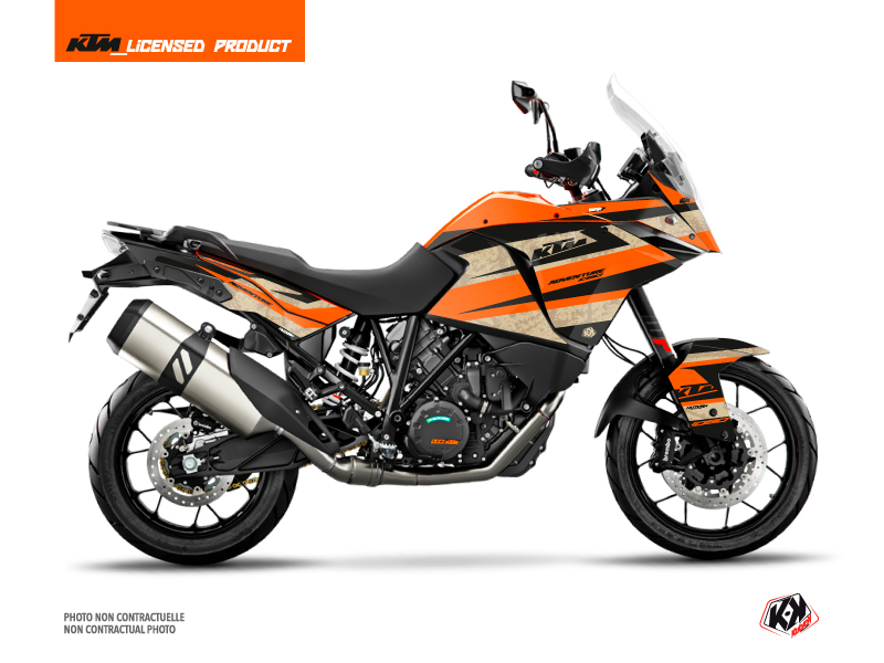 Kit Déco Moto Eskap KTM 1090 Adventure Orange Sable