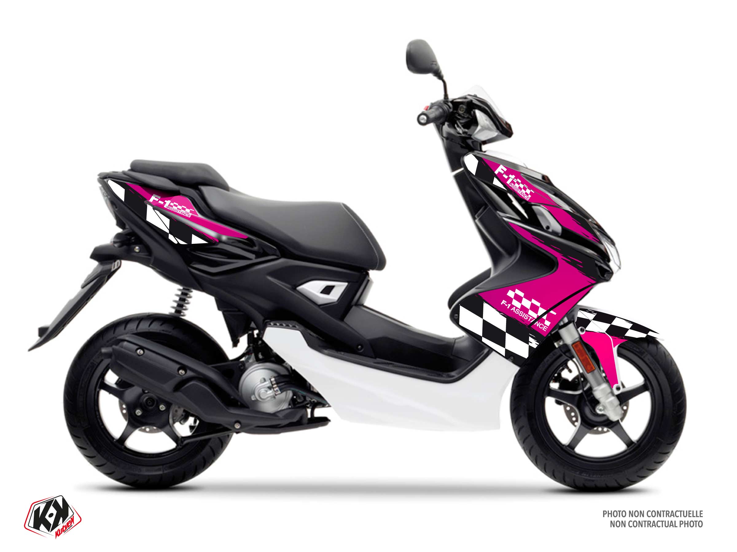 MBK Nitro Scooter F1 Assistance Graphic Kit Pink