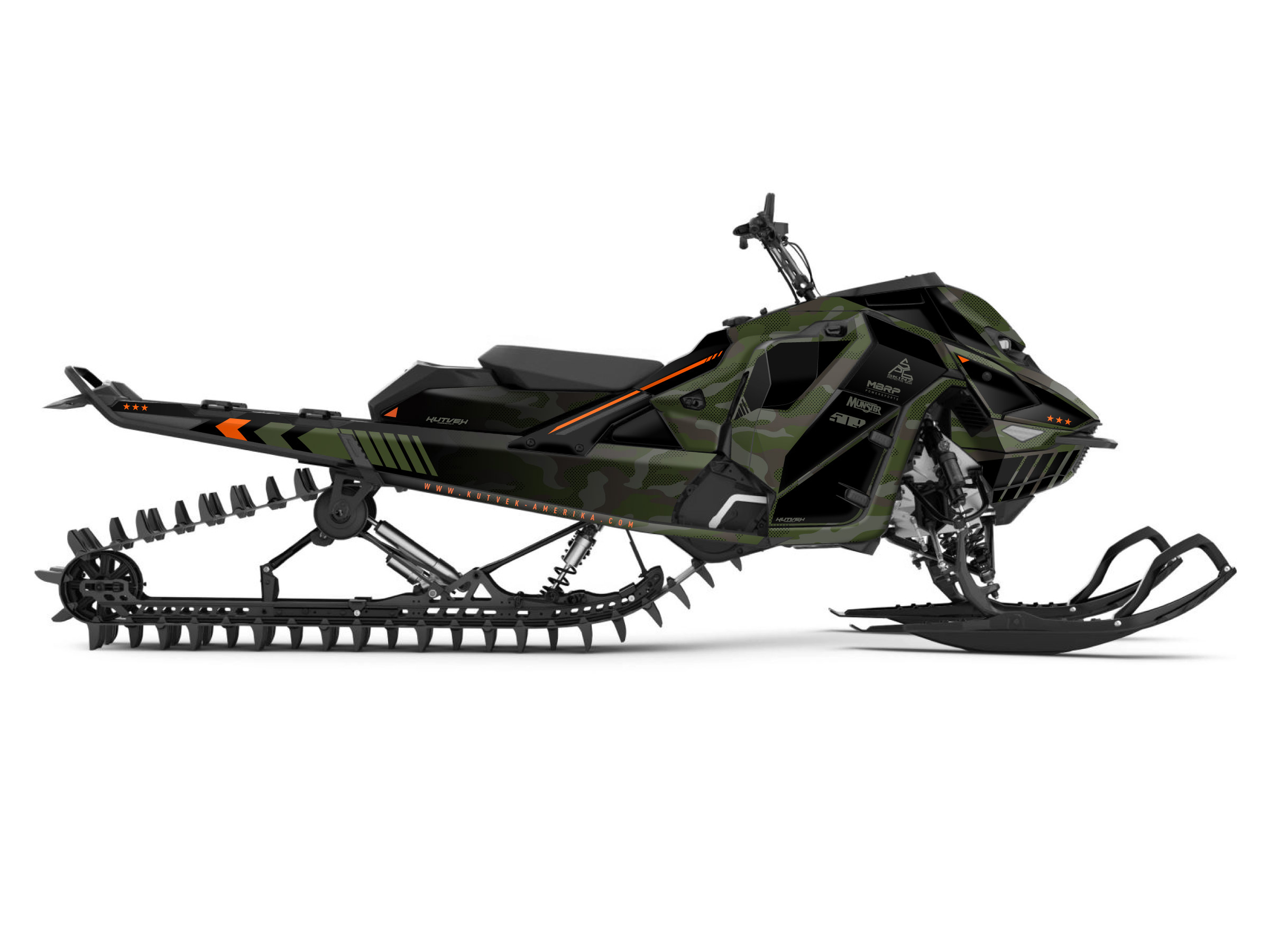 skidoo snowmobile faceoff serie graphic kit