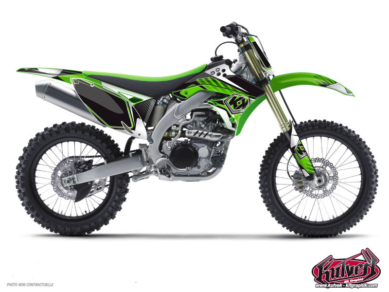 kawasaki dirt bike factory  graphic kit 