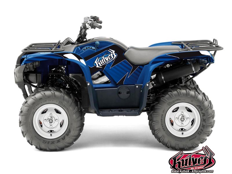 Yamaha 550-700 Grizzly ATV Factory Graphic Kit Blue