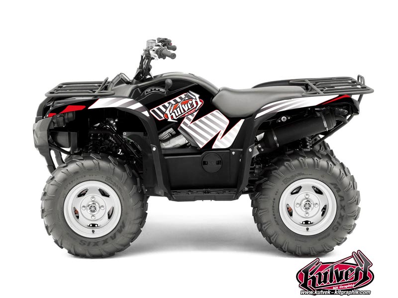 yamaha atv factory  graphic kit red