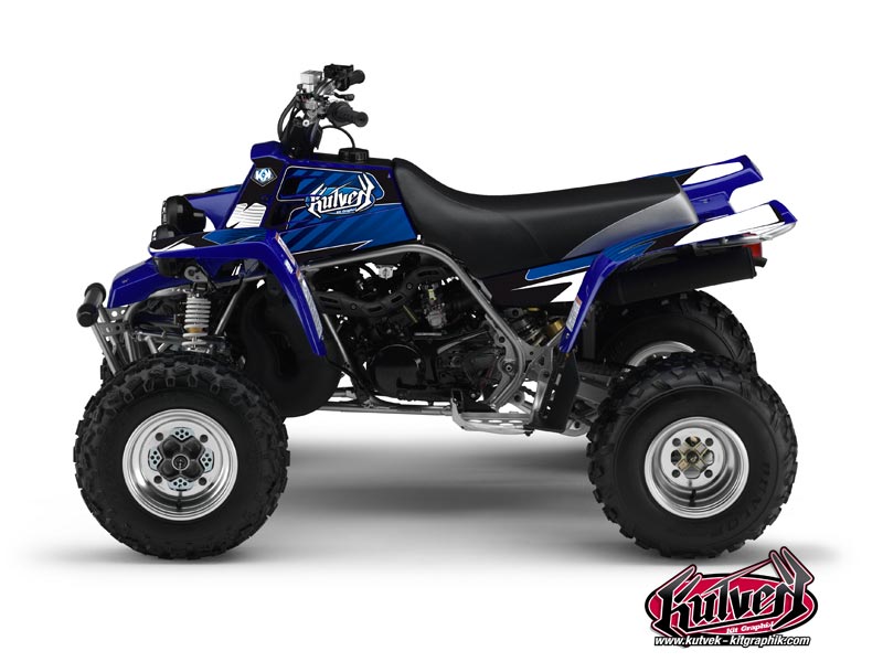kit déco quad yamaha factory bleu 