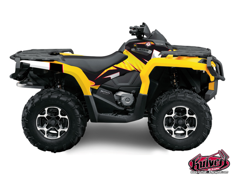 Can Am Outlander 1000 ATV Factory Graphic Kit