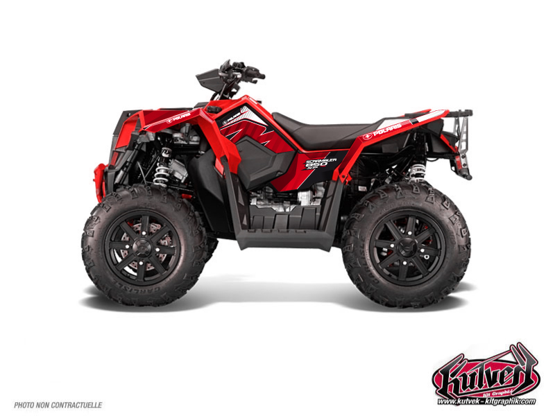 kit déco quad polaris factory rouge 