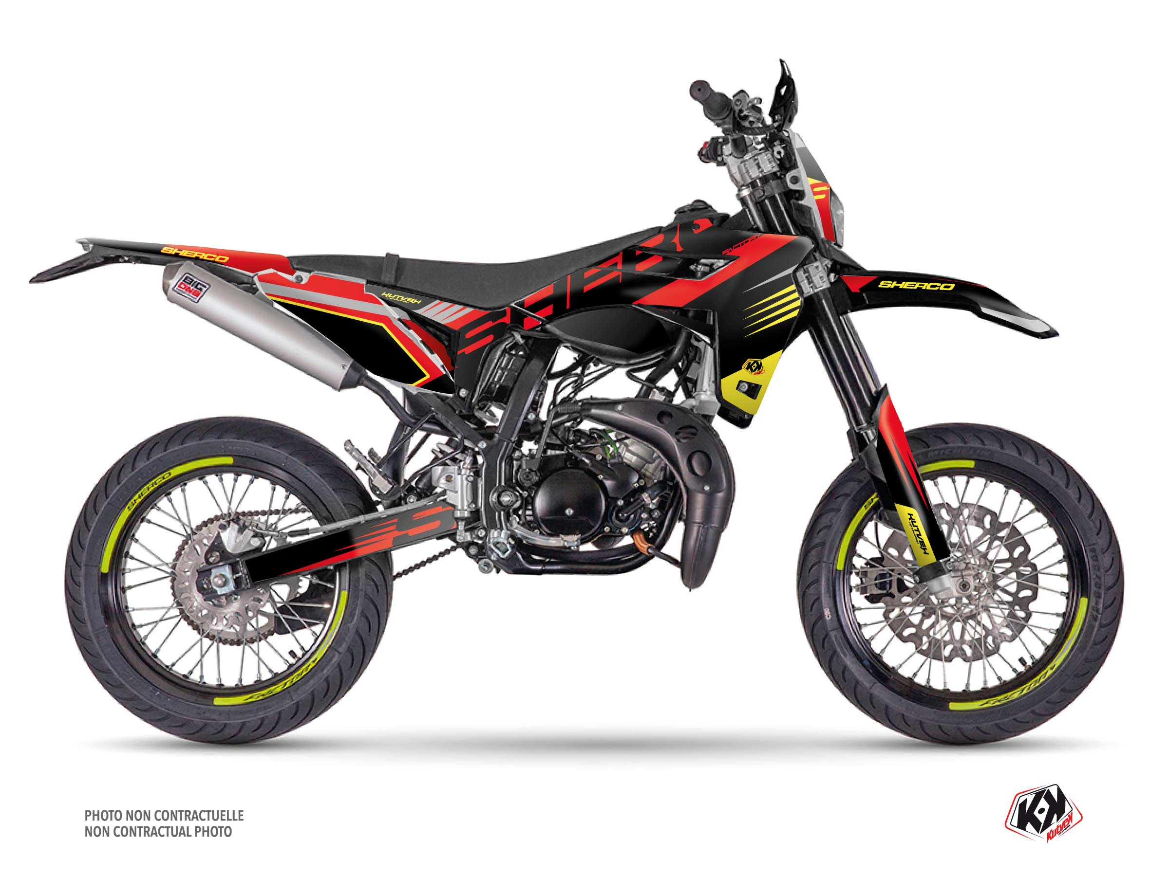 Fast Graphic Kit Sherco SM 50 Red