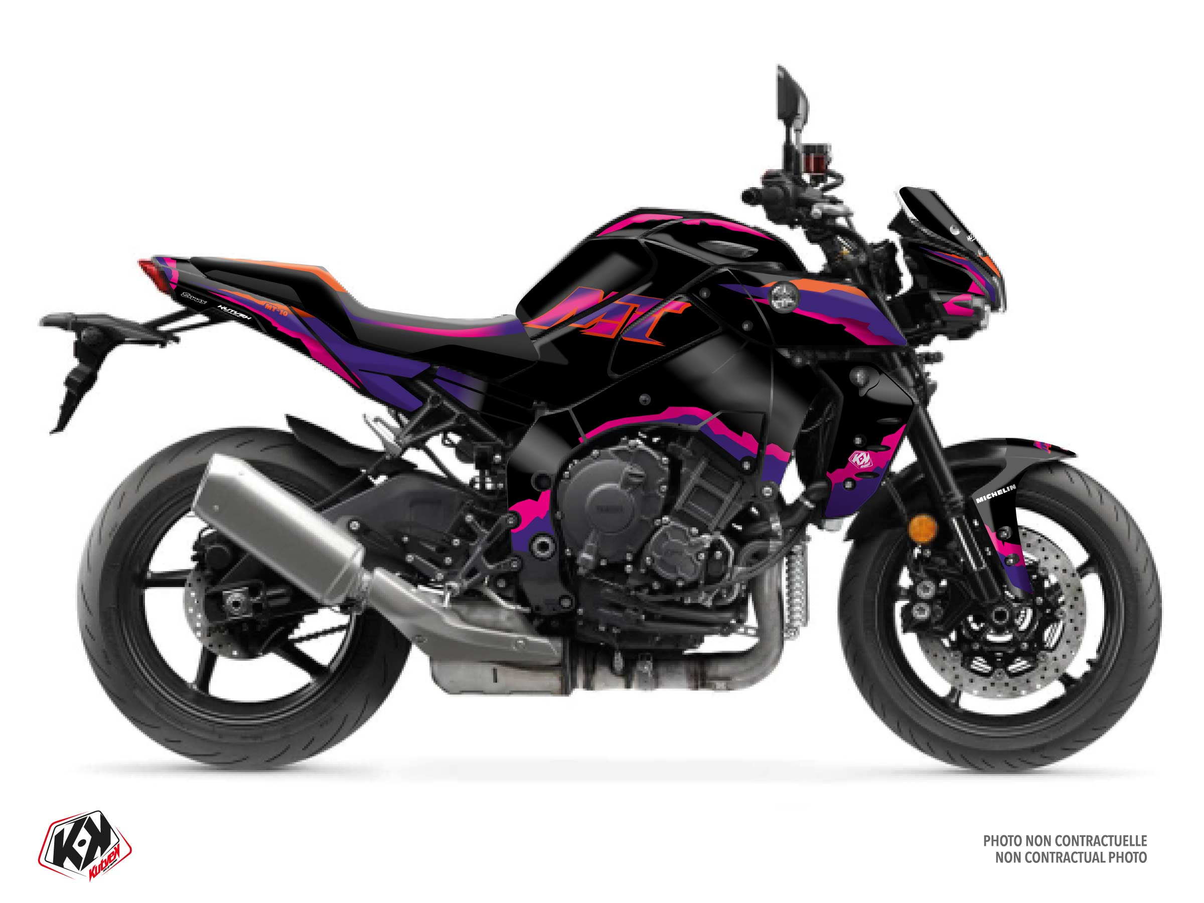 Kit Déco Moto Fifty Yamaha Mt 10 Noir