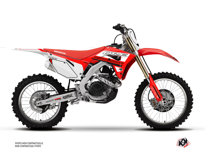 honda dirt bike first  graphic kit red