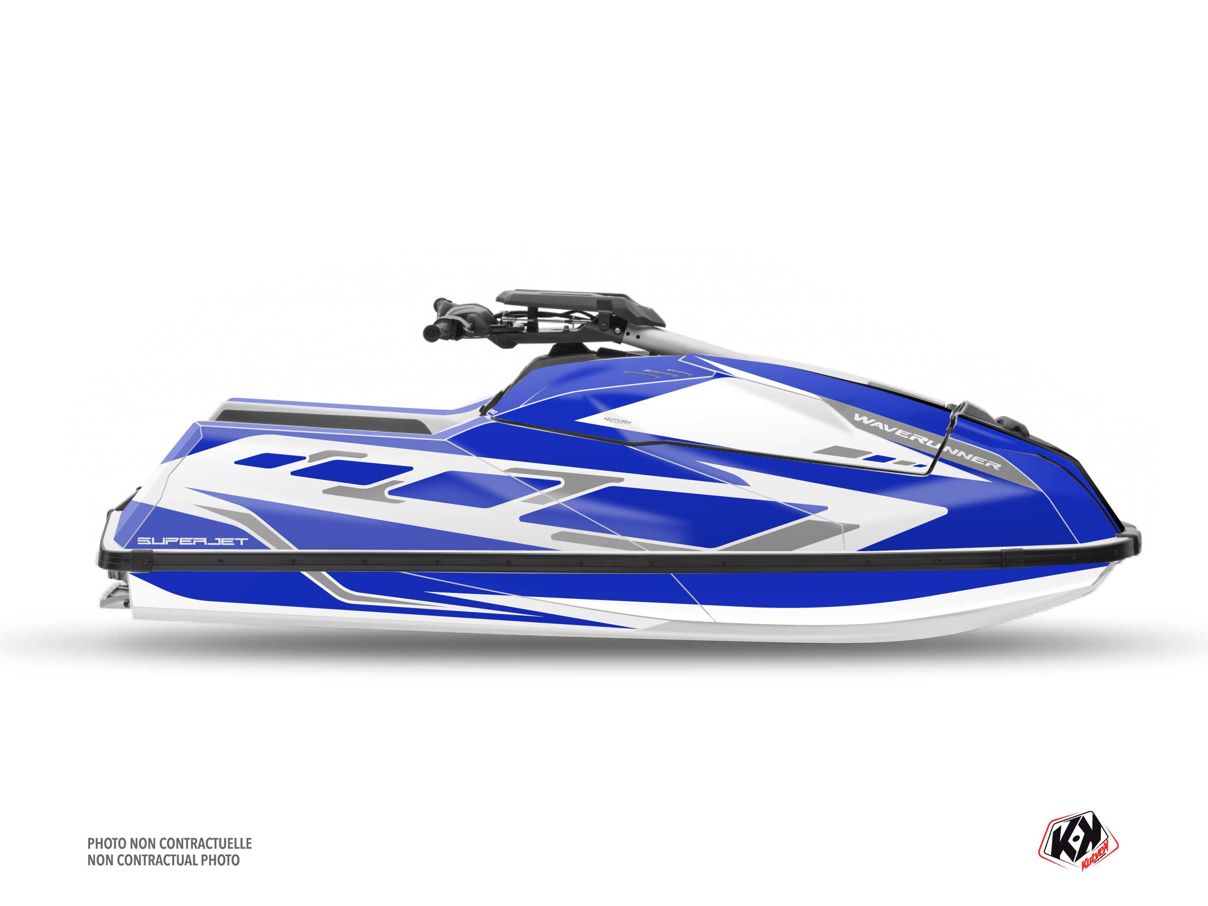 yamaha jet-ski flagship  graphic kit blue