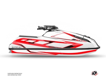 yamaha jet-ski flagship graphic kit red | Kutvek