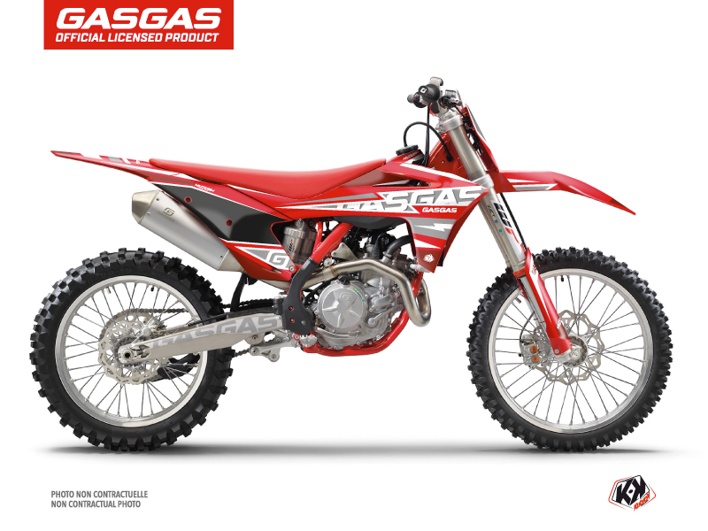 Kit Déco Moto Cross Flash GASGAS MC 125 Rouge
