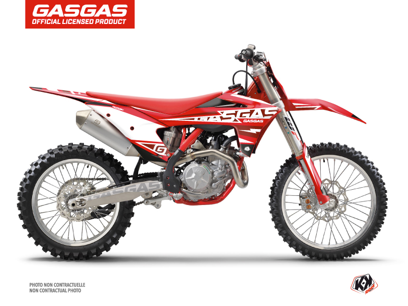 GASGAS EX 300 Dirt Bike Flash Graphic Kit Black
